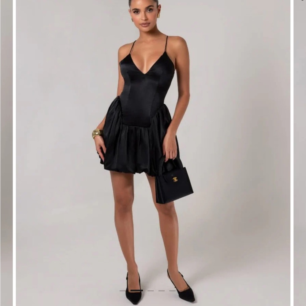 Heiress Balloon Mini Dress NEW
